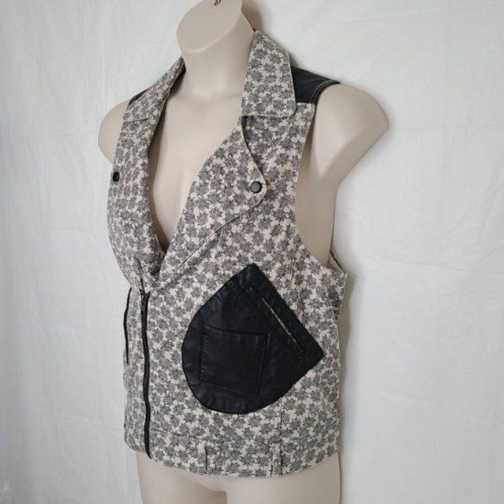 BCBGeneration Asymmetrical Sleeveless Vest